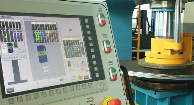 playbeck controlled dishing press