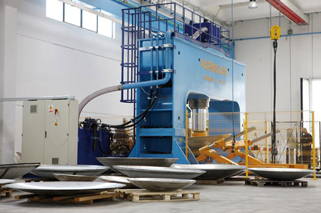 hydraulic dishing press, plate rolls, angle rolls, section rolls, tecnofondi