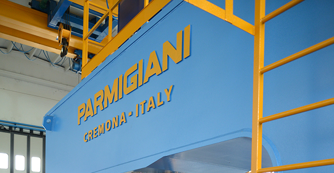 parmigiani macchine, plate forming, hydraulic press, dished heads press