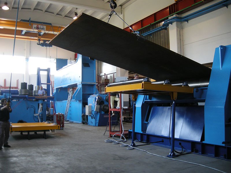 plate bending rolls, plate rolling machines, 4-roll plate bending machines